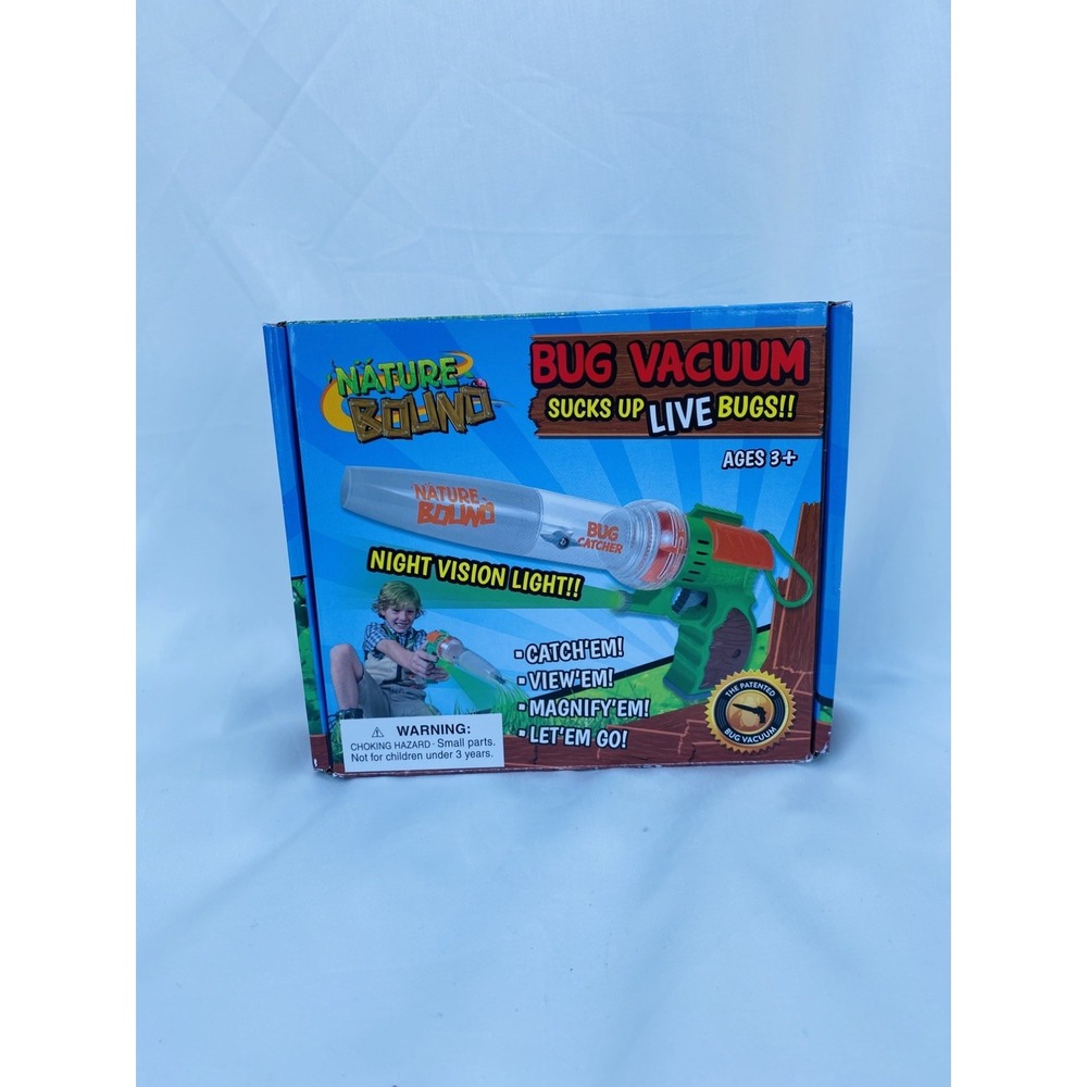 Nature Bound Bug Vacuum w Night Vision Light & Bonus Magnifying Bug Viewer NIP